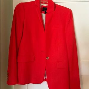 J. Crew Bright Red Women's Blazer
